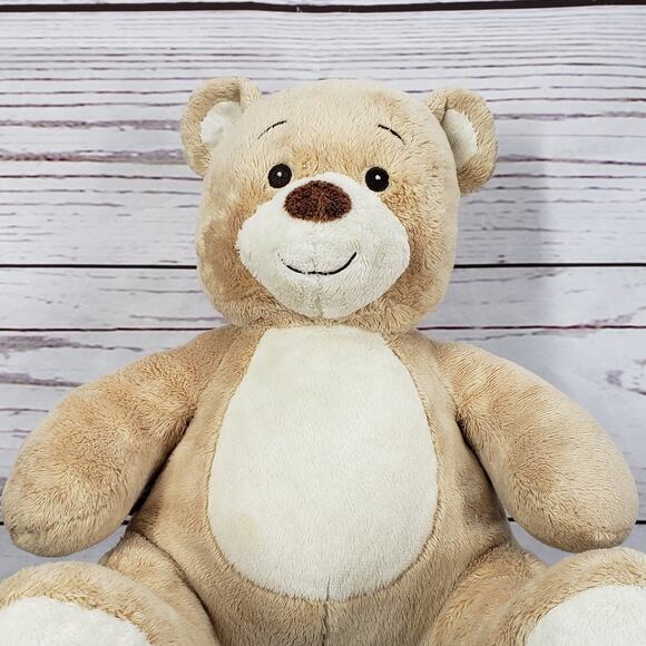 Built a Bear Workshop Beige Tan Teddy Bear Plush 15'' - Picture 2 of 9